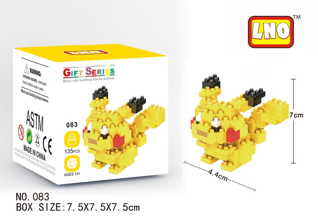 Pokemon Mini Nano Micro Block - LNO WiseHawk