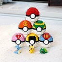 Pokeball y Nano Pokemon Micro Bloques - LNO