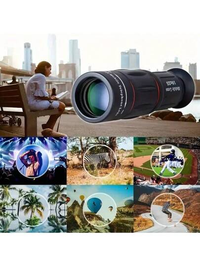 (APEXEL 18X de 10 cm) Lente de telescopico de zoom monocular 3,93 pulgadas para acampar, cazar, ver deportes. Compatible con la mayoría de teléfonos inteligentes, incluyendo iPhone / Samsung / Xiaomi. - Apexel