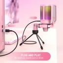 Microfono rosa streaming podcast USB - FIFINE