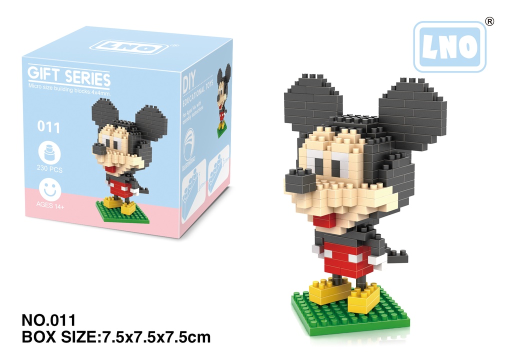 (Mickey) Micro bloques estilo lego de Mickey Mouse