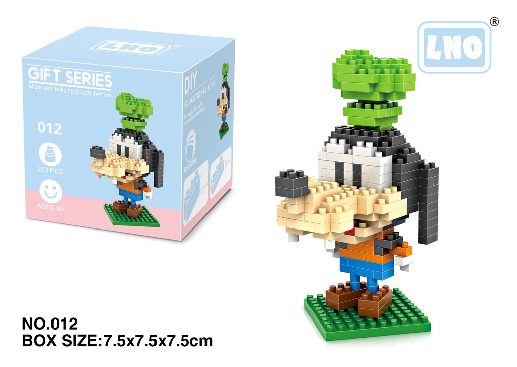 (Goofy) Micro bloques estilo lego de Mickey Mouse