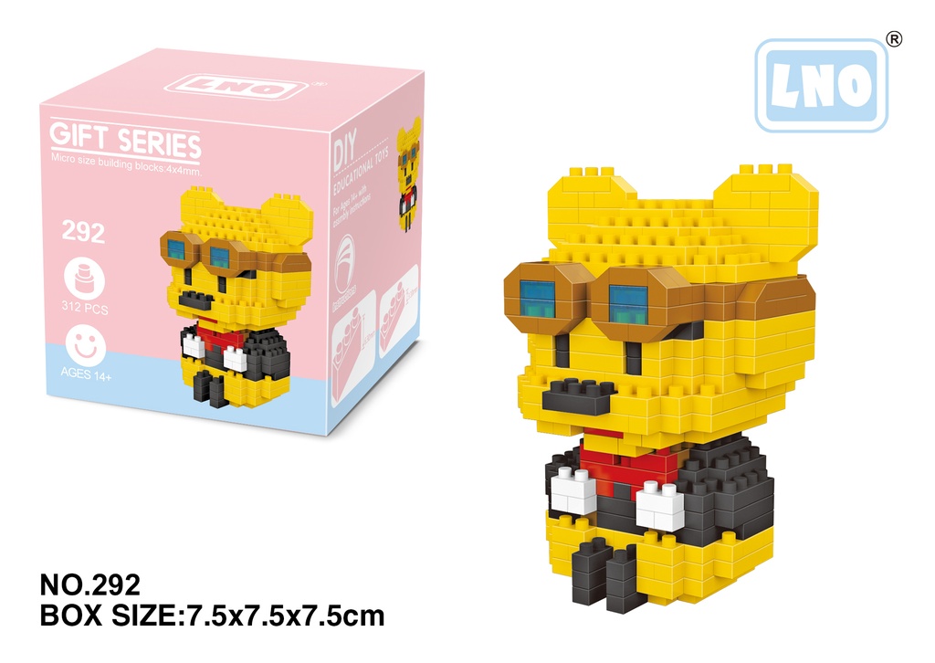 (Winnie Pooh) Micro bloques estilo lego de Winnie the Pooh