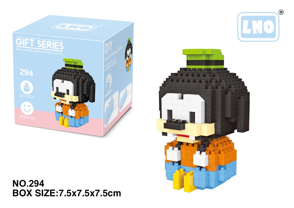 (Goofy) Micro bloques estilo lego de Mickey Mouse