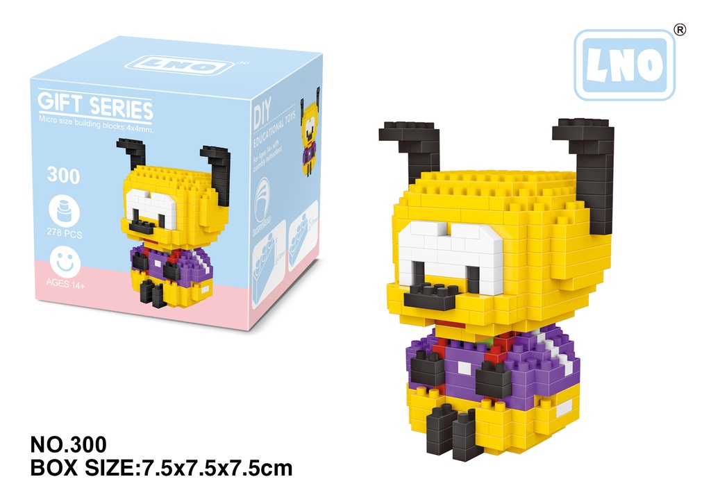 (Pluto) Micro bloques estilo lego de Mickey Mouse