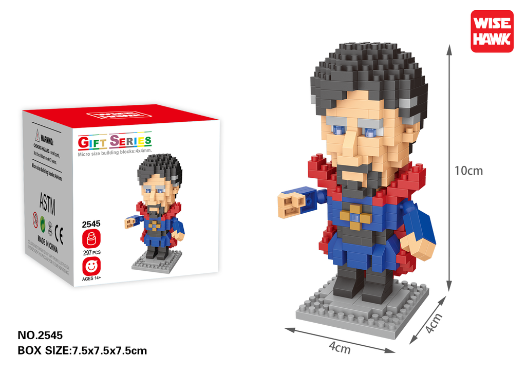 (Doctor Strange) Micro bloques estilo lego de Marvel