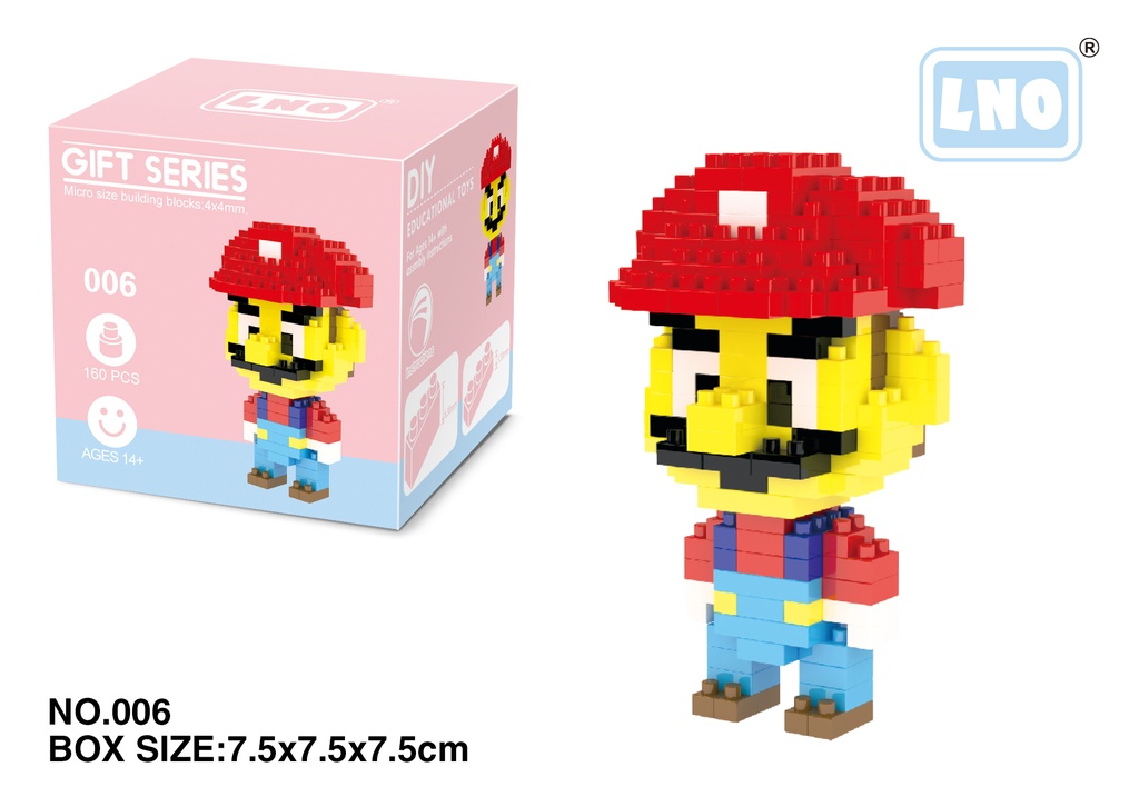 (Super Mario) Micro bloques estilo lego de Nintendo