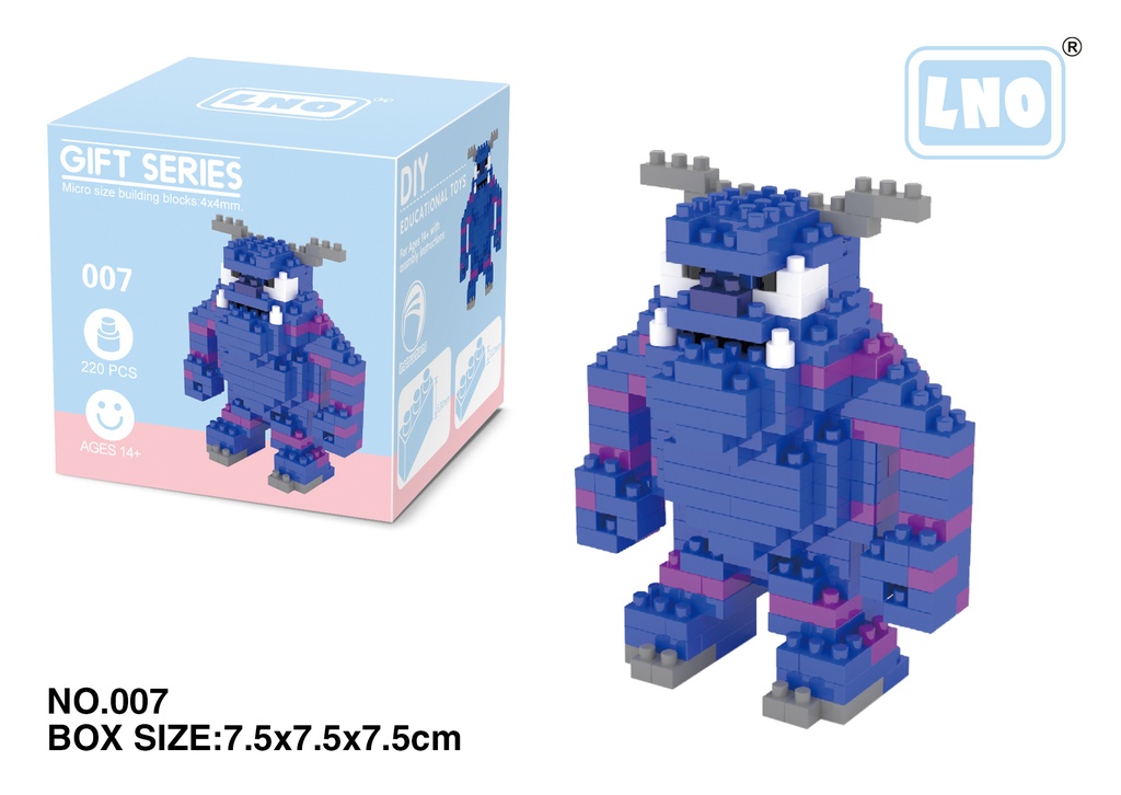 (Sullivan) Micro bloques estilo lego de Disney,Pixar