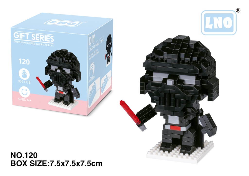 (Darth Vader) Micro bloques estilo lego de Star Wars, Disney