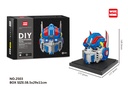 (Optimus Prime Cabeza Grande) Micro bloques estilo lego de Transformers