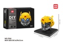 (Bumblebee Cabeza Grande) Micro bloques estilo lego de Transformers