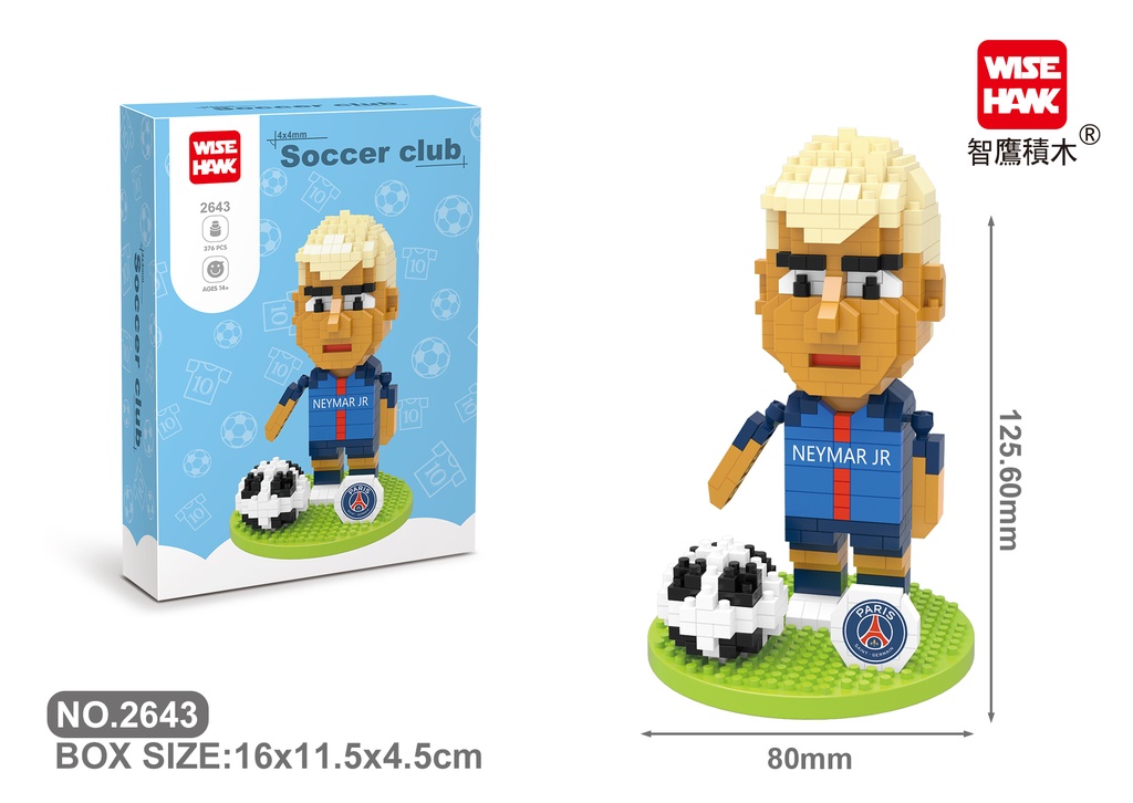 (Neymar) Micro bloques estilo lego de Deporte,Futbol