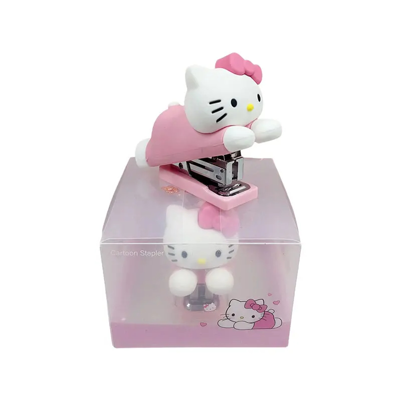 (Hello Kitty) Grapadora de oficina accesorio con personaje de gato volador sanrio