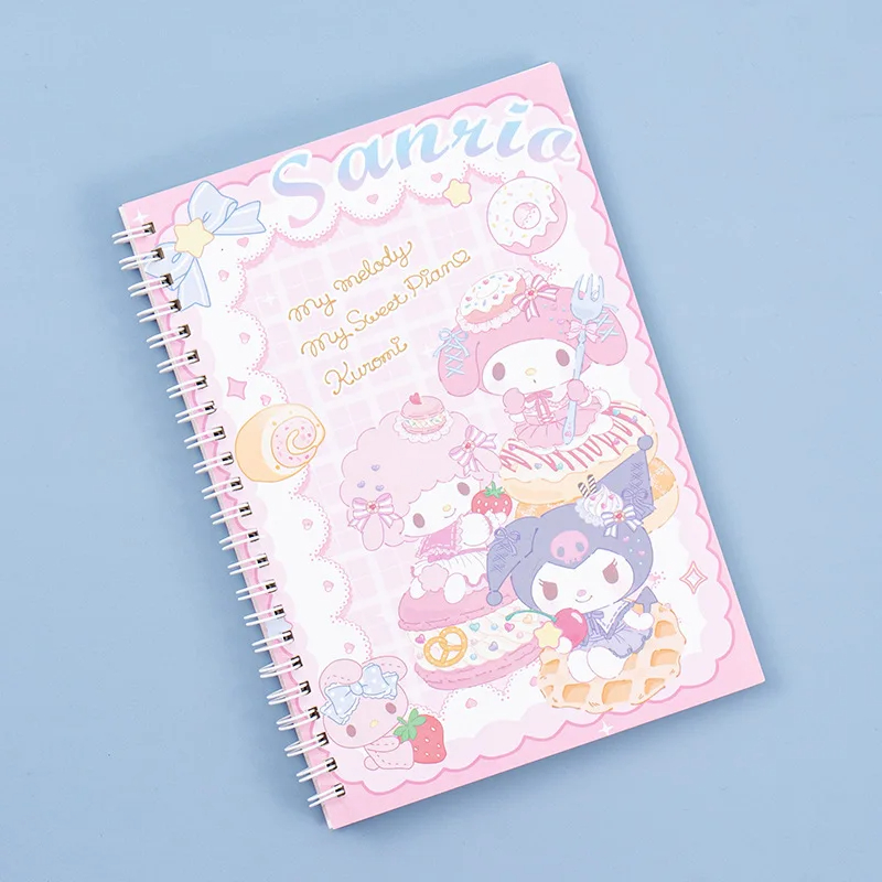 (Sanrio) Cuaderno diario A5 agenda libreta de notas kawaii sanrio hello kitty escolar oficina