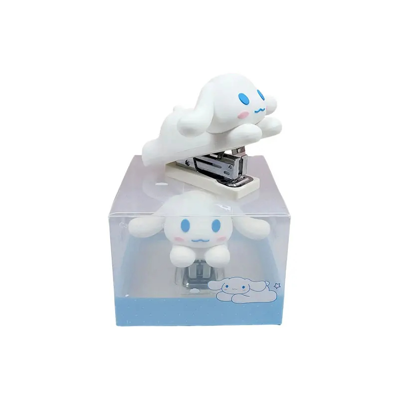 (Cinnamoroll) Grapadora de oficina accesorio con personaje de gato volador sanrio