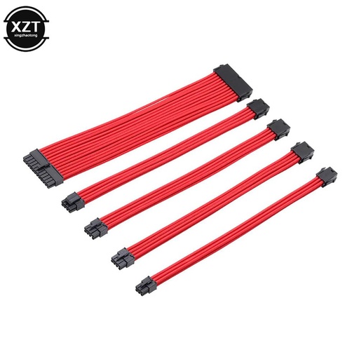 Kit Cable ATX Rojo - XZT