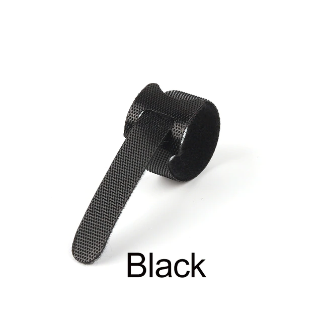 10 Fajas para cables reutilizable de velcro tipo-T - Generic
