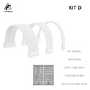 Kit Cable ATX Blanco - FormulaMod