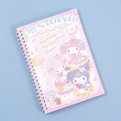 [SANR-00013] (Sanrio) Cuaderno diario A5 agenda libreta de notas kawaii sanrio hello kitty escolar oficina