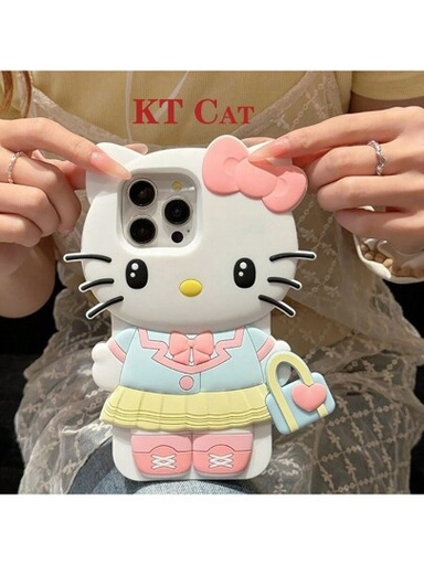 [CBRT-00102] (iPhone 15 Pro Max Hello Kitty) diseño a la medida sanrio, funda cobertor estuche de teléfono celular Kawaii