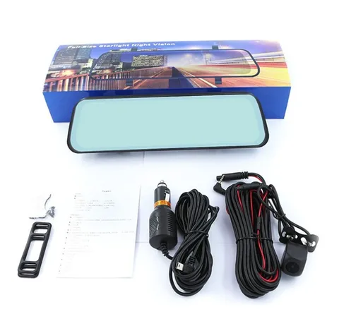 [MMCH-00011] Retrovisor con camara de retroceso y frontal para carro pantalla completa 