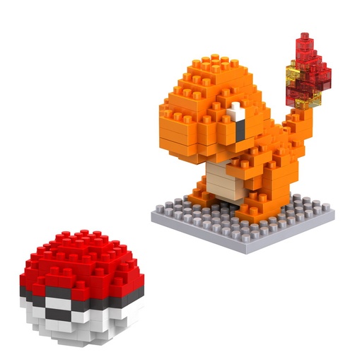 Bloques Lego Pokemon + Pokeball - MicroBrick