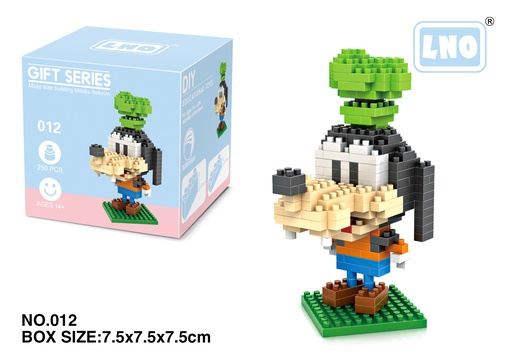 [LNO-00012] (Goofy) Micro bloques estilo lego de Mickey Mouse