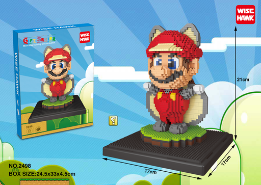 [LNO-02498] (Mario Colita Grande) Micro bloques estilo lego de Nintendo