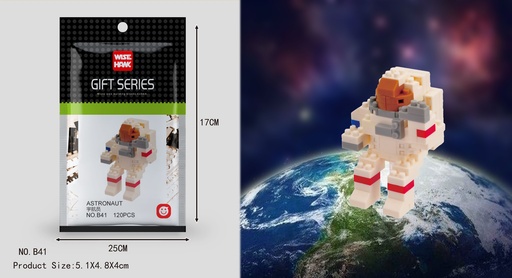 [LNO-00B41] (Astronauta) Micro bloques estilo lego de Persona