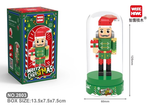 [LNO-02803] (Cascanueces de Navidad 2) Micro bloques estilo lego de Navidad